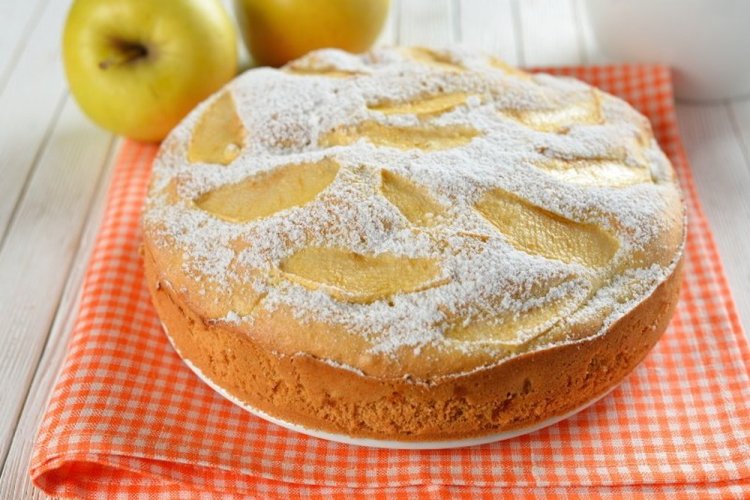 Tarta de manzana en olla de cocción lenta