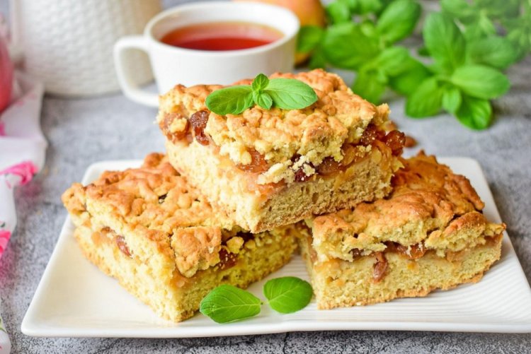 Tarta de manzana rallada