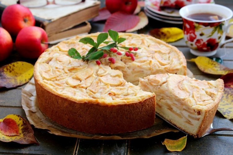 Tarta de manzana Tsvetaevsky
