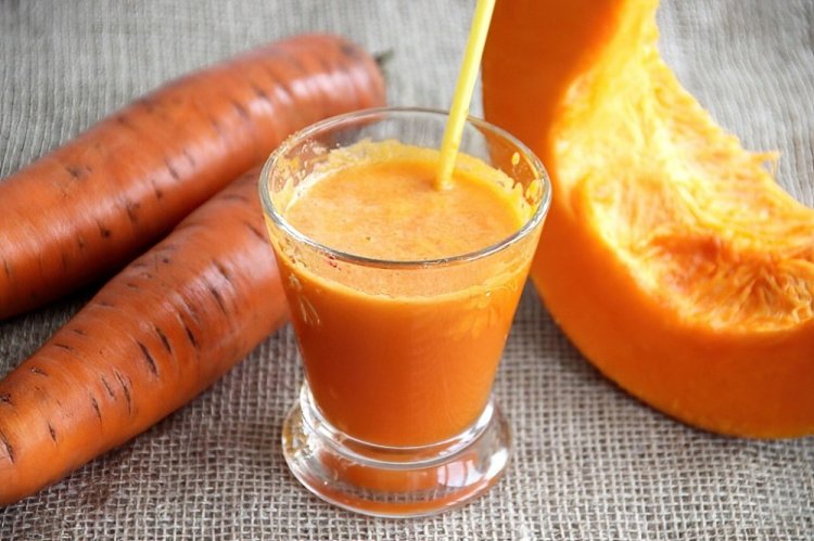 Pumpkin and Carrot Juice