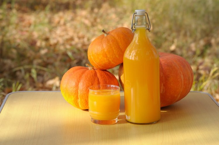 Pumpkin Juice using a Grater