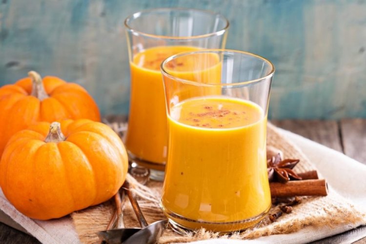Pumpkin Juice with Lemon and Cinnamon