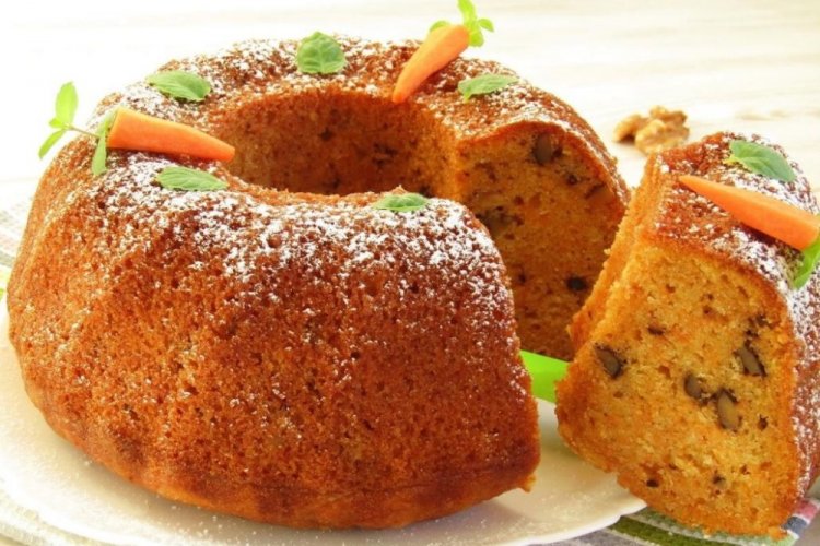 Bizcocho de calabaza con zanahoria