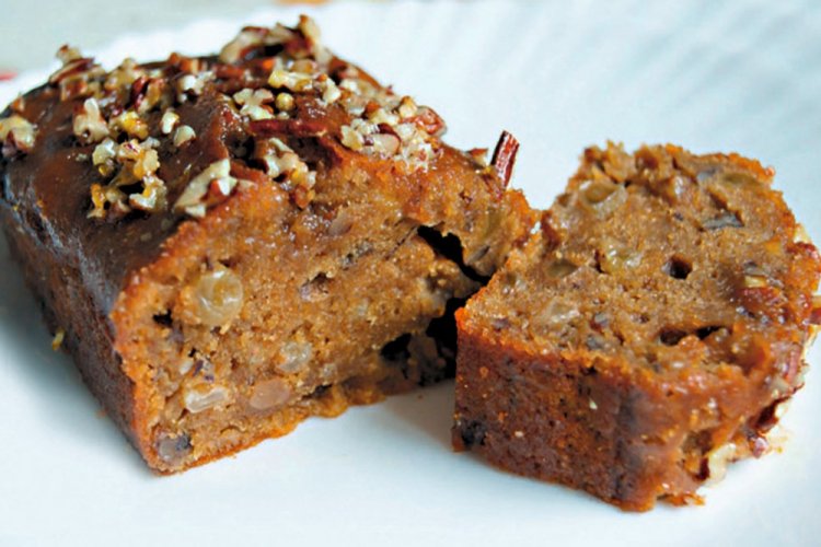 Bizcocho de calabaza con nueces