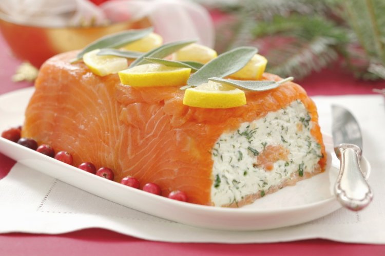Terrina fría de salmón