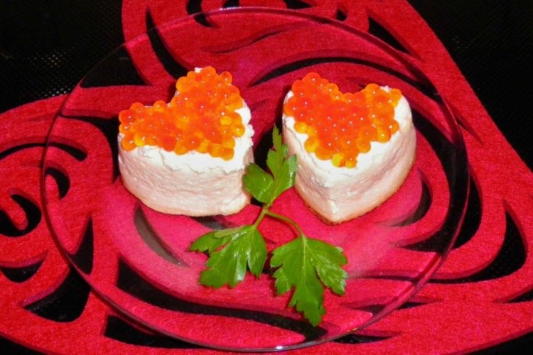 Soufflé de salmón y gambas