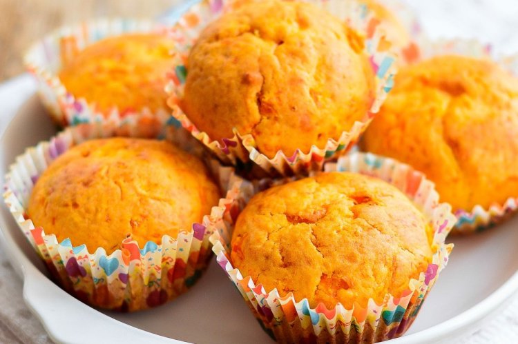 Pumpkin, Carrot, and Banana Muffins