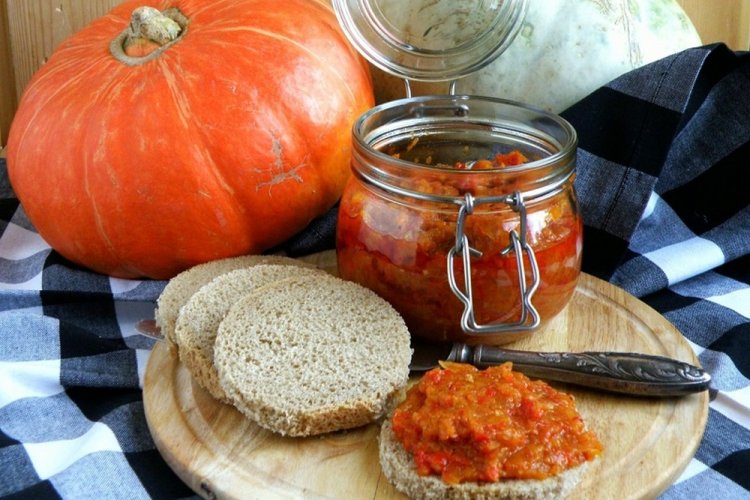 Caviar de calabaza para el invierno