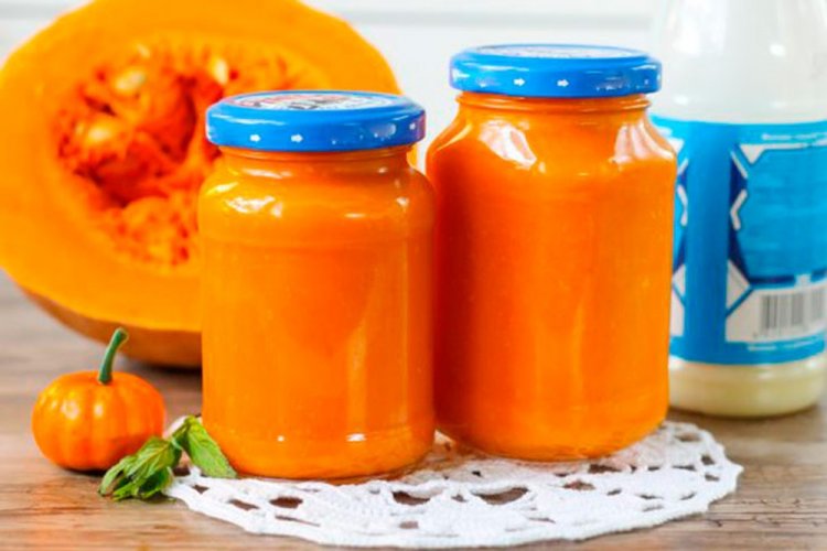 Puré de calabaza con leche condensada