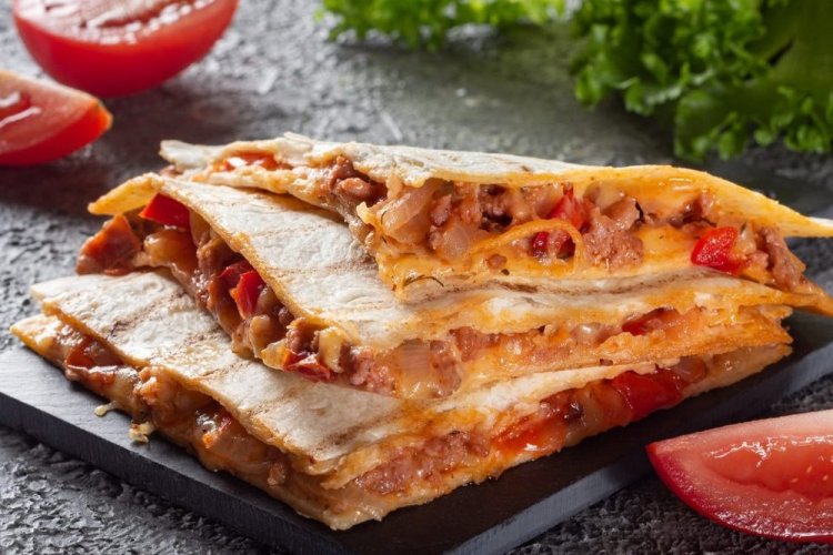 Quesadilla mit Hackfleisch