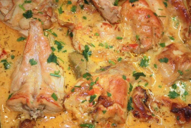Baked Rabbit in Kefir