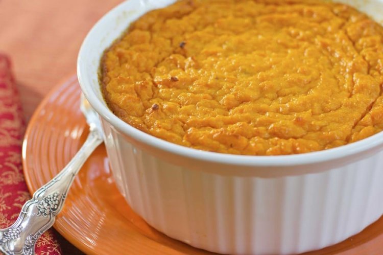 Pumpkin Pudding with Apples and Semolina