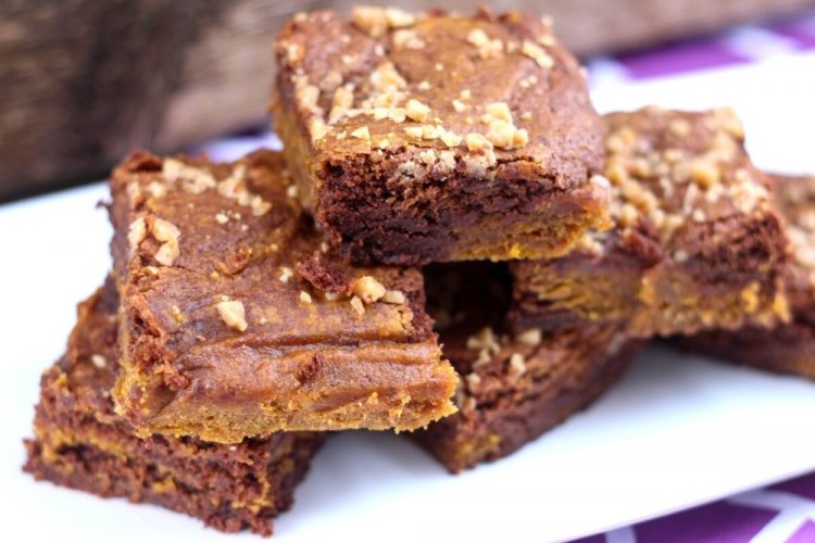 Pumpkin Brownies