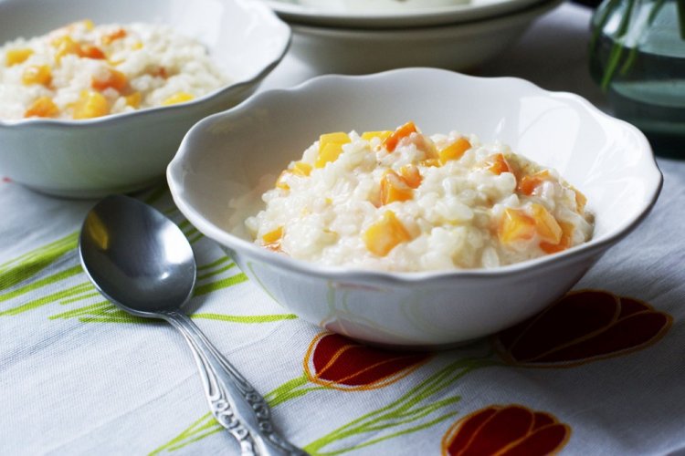 Pumpkin Rice Porridge with Milk – Classic Recipe