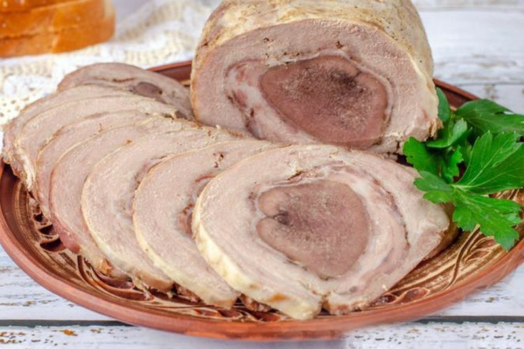 Pork and Pork Tongue Roll