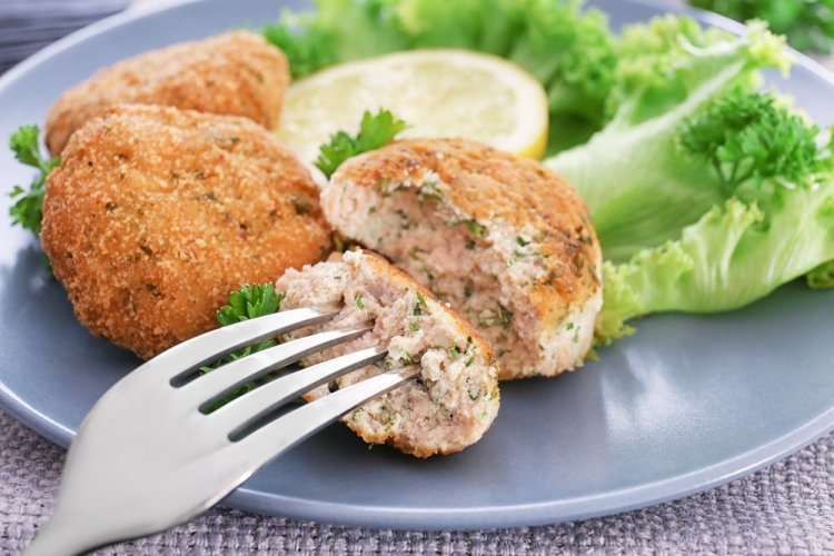 Salmon Patties with Bran