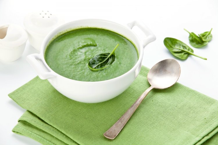 Spinach Puree Soup for Weight Loss