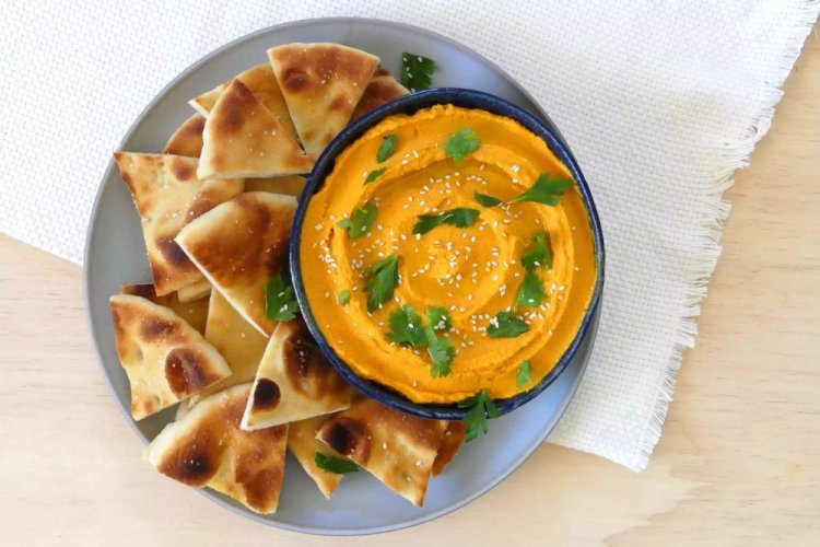 Hummus de zanahoria