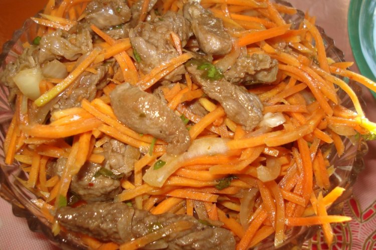 Pork and Carrot Salad
