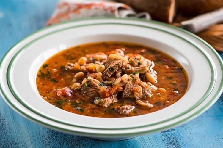 Beef Tongue and Bean Soup