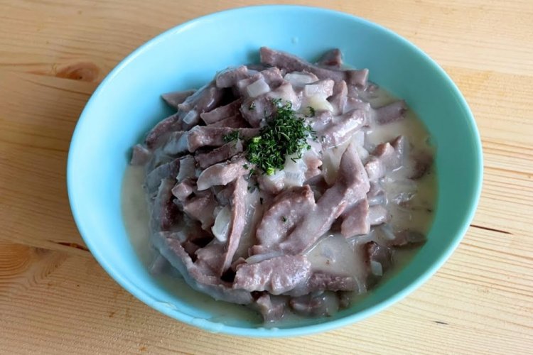 Beef Stroganoff with Beef Tongue