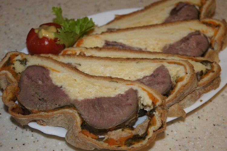 Beef Tongue in Pastry