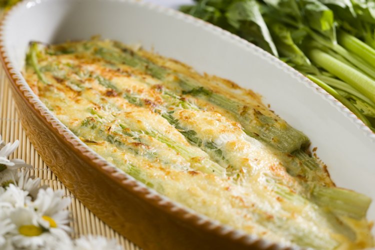 Gebackener Sellerie mit Käse