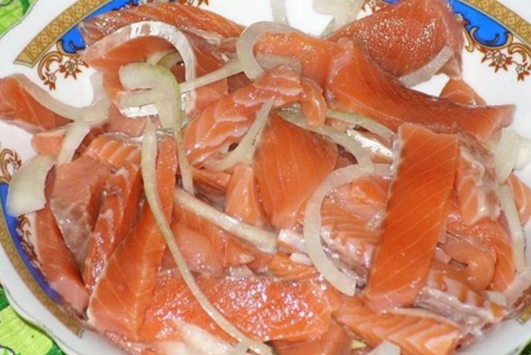 Schnelles Salzen von Rotfisch mit Essig