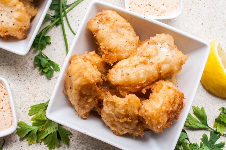 Heilbutt in Kefir-Teig