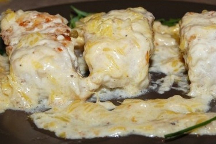 Heilbutt mit Sauerrahm im Slow Cooker