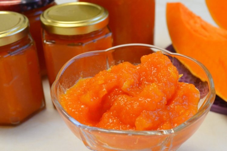 Mermelada de calabaza con naranja sin azúcar