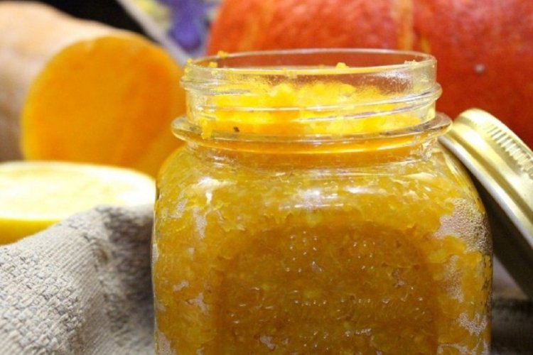 Mermelada de calabaza con naranja y chile