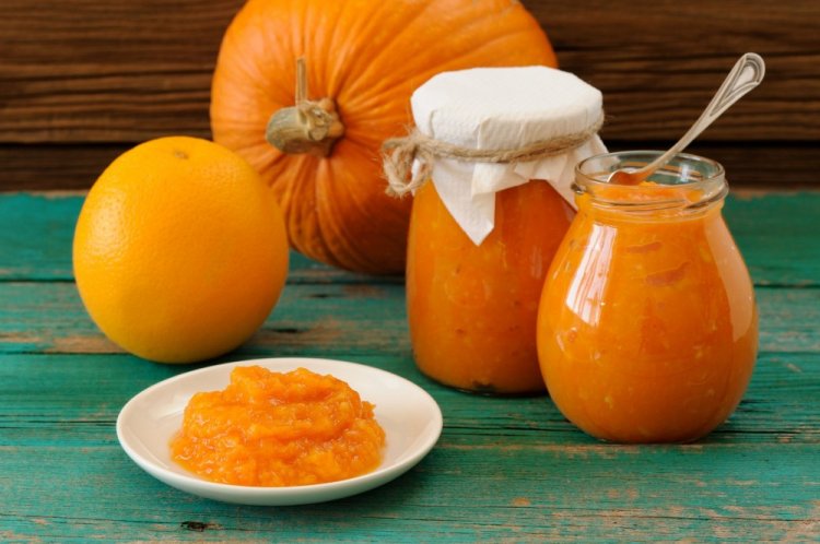 Mermelada de calabaza con naranja para el invierno