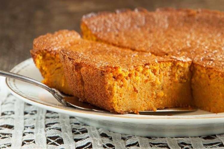 Pastel de zanahoria con sémola