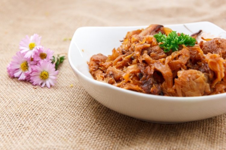 Bigos mit Rindfleisch im Slow Cooker