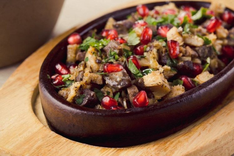 Georgischer Salat für Weihnachten