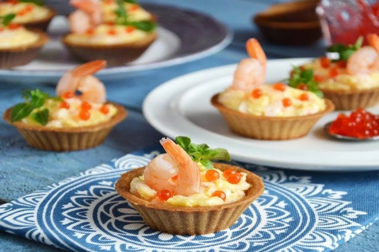 Shrimp and Cheese Tartlets
