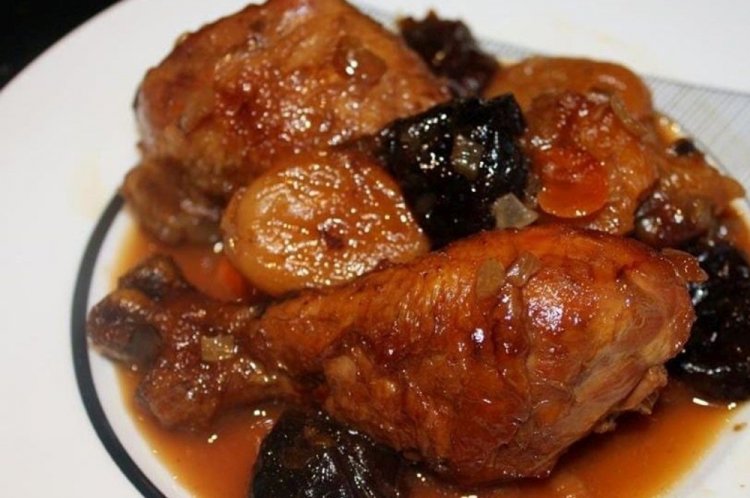 Chicken with Carrots in the Oven