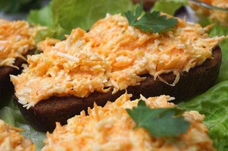 New Year's Carrot Appetizer