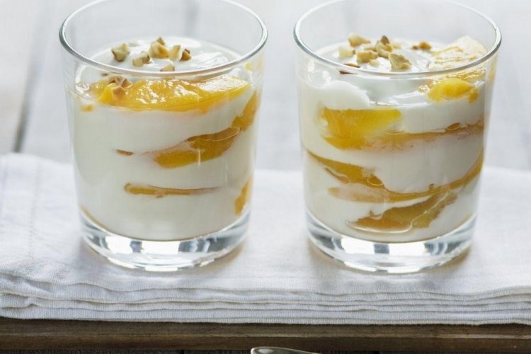 Cottage Cheese Dessert with Orange