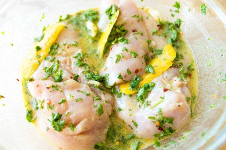 Adobo para pollo con yogur y hierbas