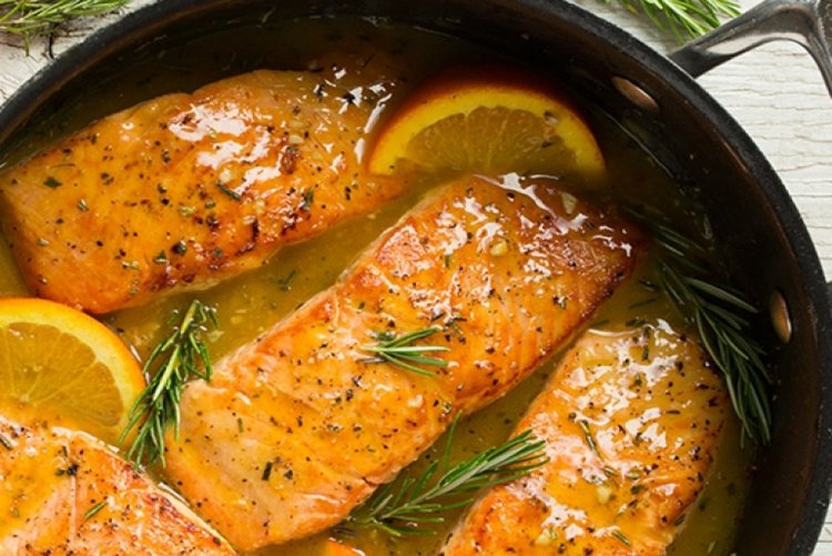 Adobo de naranja para pescado