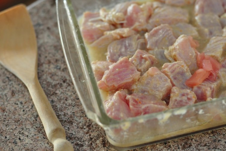 Adobo para brochetas de pescado