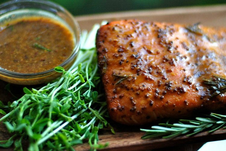 Adobo de mostaza para pescado
