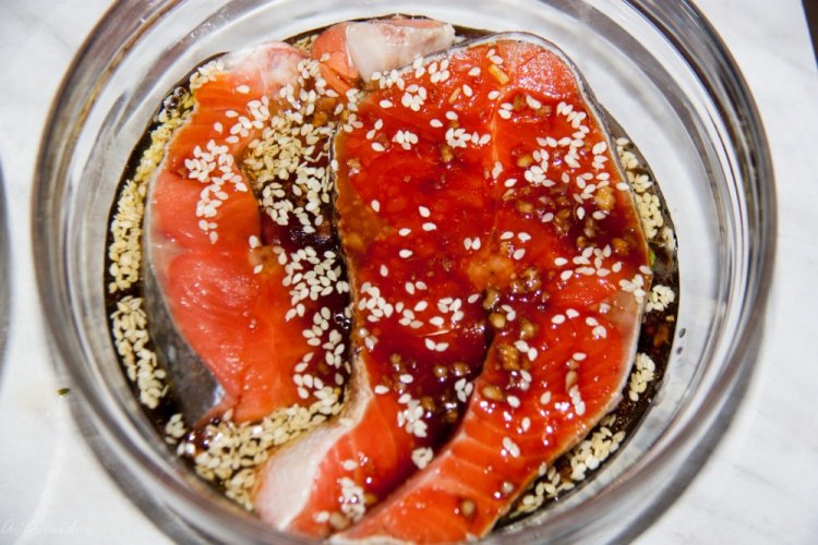 Adobo para pescado rojo