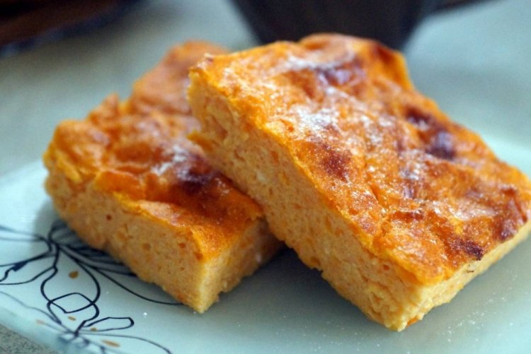 Pumpkin Casserole with Semolina and Milk