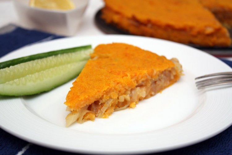 Pumpkin Casserole with Potatoes and Cabbage
