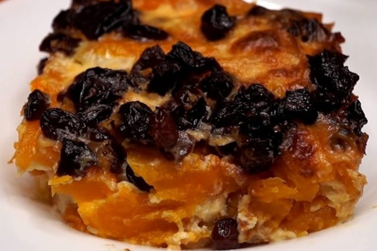 Pumpkin Casserole with Prunes