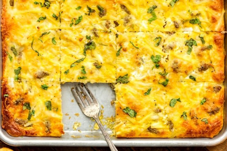 Pumpkin Casserole with Chicken and Cheese