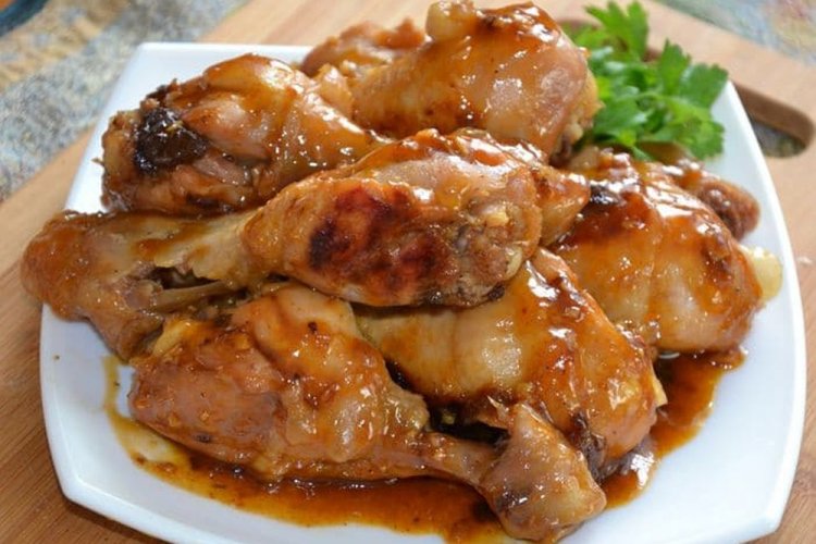 Hähnchen mit Sojasauce im Slow Cooker